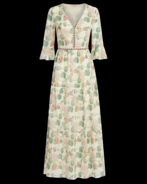 Dresses | Emporio Sirenuse Bella Dress in Dragonfly Print White