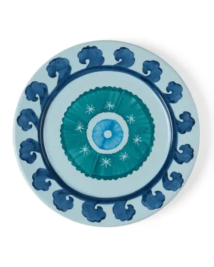 Suzani | Charger Plates | Emporio Sirenuse Circle Charger Plate BlueTeal