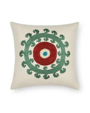 Pillow Cases | Emporio Sirenuse Circle Pillow Case GreenRust