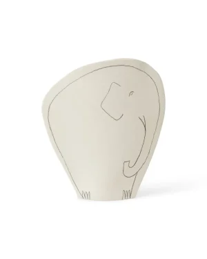 Vases | Emporio Sirenuse Elephant Vase Medium Blue