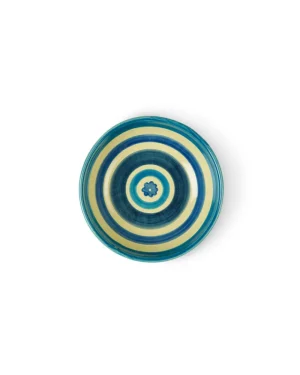 Suzani | Bowls | Emporio Sirenuse Flower Small Bowl YellowTurquoise