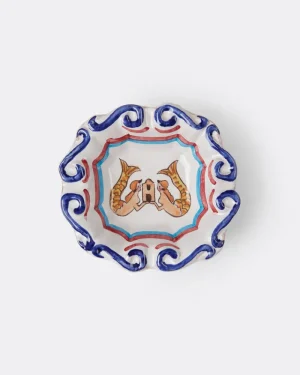 Ashtrays | Emporio Sirenuse Le Sirenuse Ashtray Blue Red BlueRed