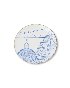 Dessert Plates | Emporio Sirenuse Luke Edward Hall Dessert Plate Blue