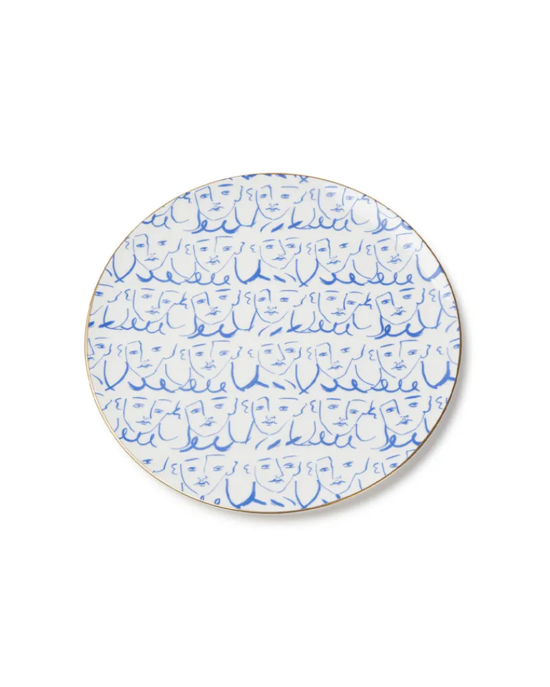 Dinner Plates | Emporio Sirenuse Luke Edward Hall Dinner Plate Blue