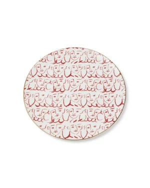 Dinner Plates | Emporio Sirenuse Luke Edward Hall Dinner Plate Red