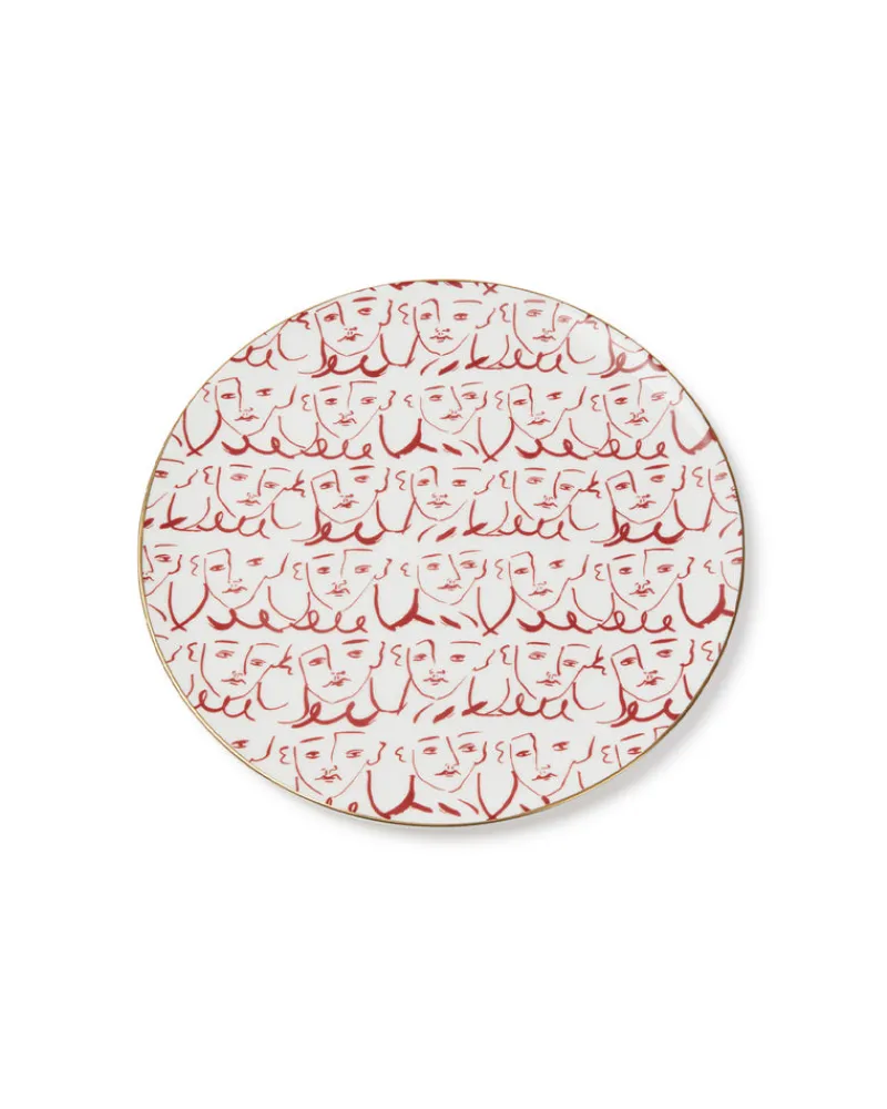 Dinner Plates | Emporio Sirenuse Luke Edward Hall Dinner Plate Red