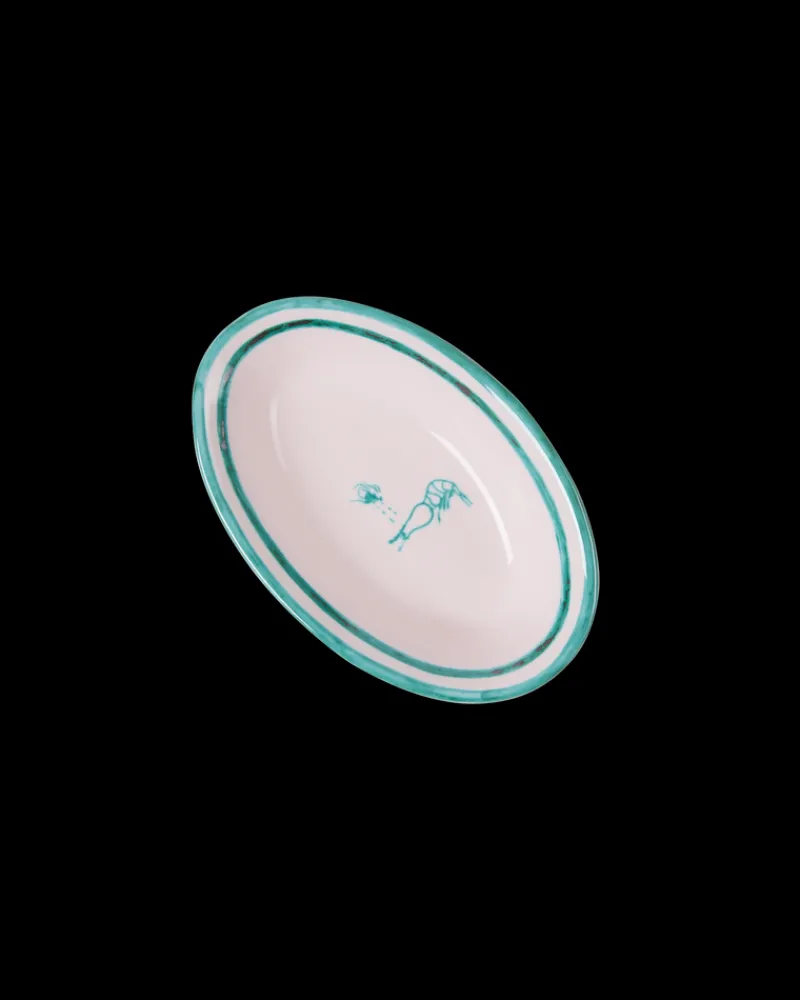 By The Pool - New Home Collection | Serving Plates | Emporio Sirenuse Small Shrimp Serving Plate Pink