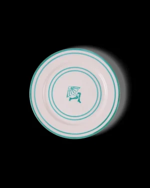 By The Pool - New Home Collection | Dinner Plates | Emporio Sirenuse Umbrella Dinner Plate Pink